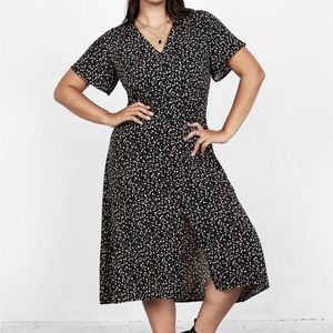 DISTURBIA VALLEY MIDI FLORAL DRESS, SIZE 14